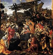 Filippino Lippi Adoration of the Magi painting